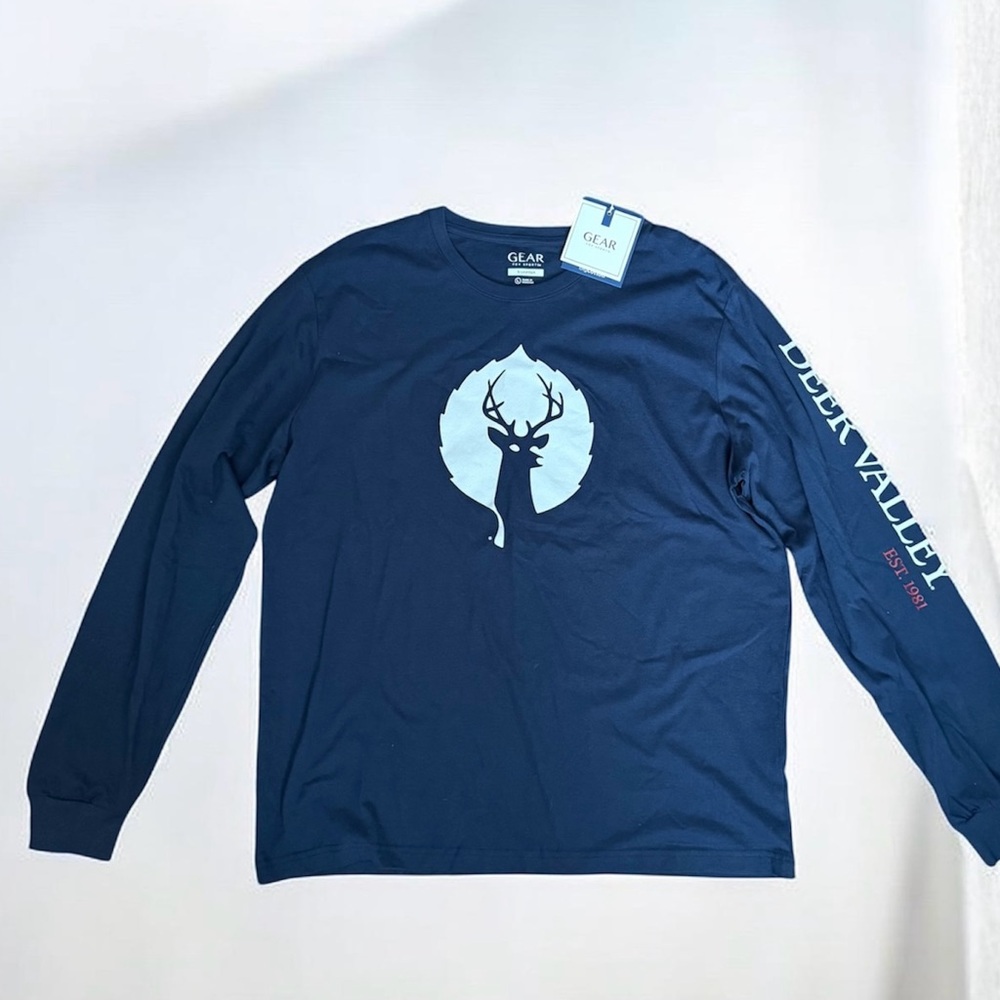 Men's Blue Long Sleeve Shirt